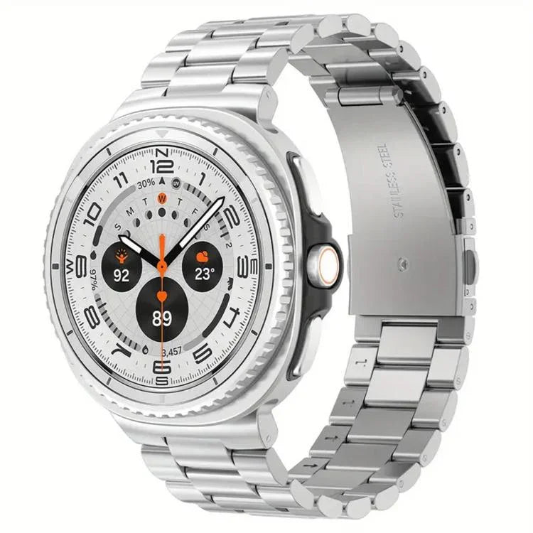 สายรัดนาฬิกาไทเทเนียมโลหะสามเม็ดแบบบูรณาการ สำหรับ Samsung Galaxy Watch8 / Watch8 Classic