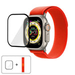 สายรัดนาฬิกาไนลอน Wild Path Loop พร้อมฟิล์มโค้ง 3D สำหรับ Apple Watch Series 10 ขนาด 46 มม., สำหรับ Apple Watch Series 10 ขนาด 42 มม., สำหรับ Apple Watch 6 / 5 / 4 / SE ขนาด 44 มม.
