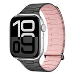 สายซิลิโคนแม่เหล็กรูปตัว I สำหรับ Apple Watch ขนาด 46 มม. / 49 มม. / 45 มม. / 44 มม., สำหรับ Apple Watch ขนาด 42 มม. / 41 มม. / 40 มม. / 38 มม.