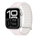 สายซิลิโคนแม่เหล็กรูปตัว I สำหรับ Apple Watch ขนาด 46 มม. / 49 มม. / 45 มม. / 44 มม., สำหรับ Apple Watch ขนาด 42 มม. / 41 มม. / 40 มม. / 38 มม.