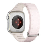 สายซิลิโคนแม่เหล็กรูปตัว I สำหรับ Apple Watch ขนาด 46 มม. / 49 มม. / 45 มม. / 44 มม., สำหรับ Apple Watch ขนาด 42 มม. / 41 มม. / 40 มม. / 38 มม.
