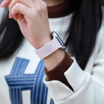 สายซิลิโคนแม่เหล็กรูปตัว I สำหรับ Apple Watch ขนาด 46 มม. / 49 มม. / 45 มม. / 44 มม., สำหรับ Apple Watch ขนาด 42 มม. / 41 มม. / 40 มม. / 38 มม.