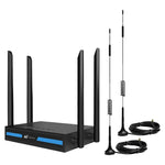 ED126-E พร้อมเสาอากาศดูดติดภายนอก 2 ตัว เราเตอร์ 4G LTE WiFi CPE เราเตอร์เครือข่ายไร้สาย ปลั๊ก US, ปลั๊ก EU