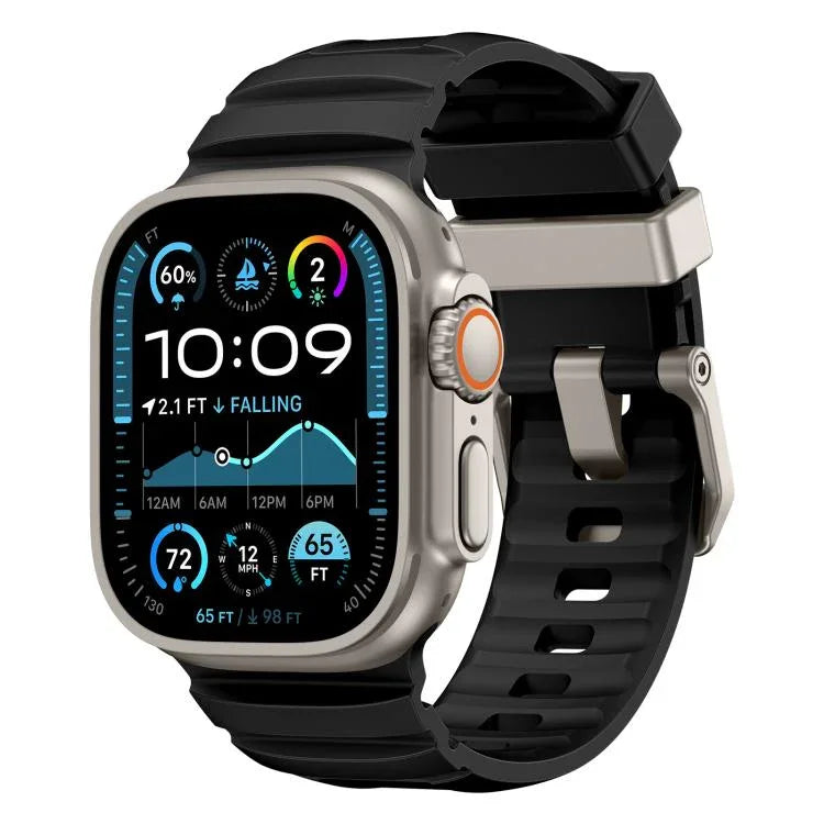 สายซิลิโคน Rock-Peak สำหรับ Apple Watch ขนาด 46 มม. / 49 มม. / 45 มม. / 44 มม.