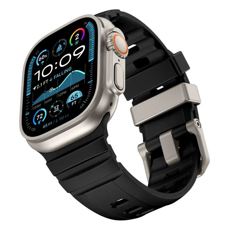 สายซิลิโคน Rock-Peak สำหรับ Apple Watch ขนาด 46 มม. / 49 มม. / 45 มม. / 44 มม.