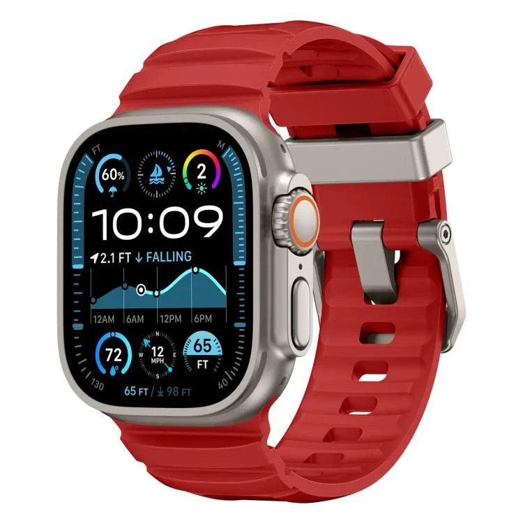 สายซิลิโคน Rock-Peak สำหรับ Apple Watch ขนาด 46 มม. / 49 มม. / 45 มม. / 44 มม.