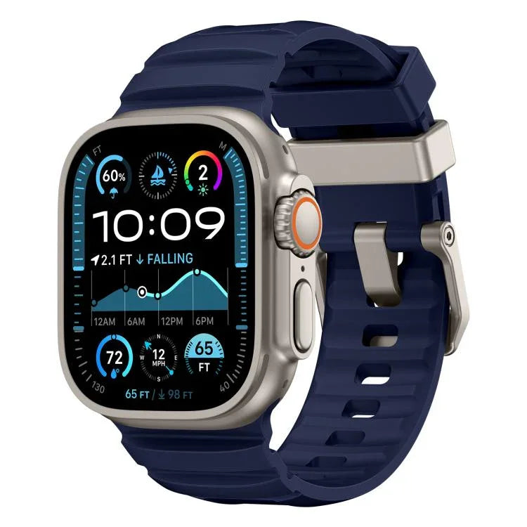 สายซิลิโคน Rock-Peak สำหรับ Apple Watch ขนาด 46 มม. / 49 มม. / 45 มม. / 44 มม.