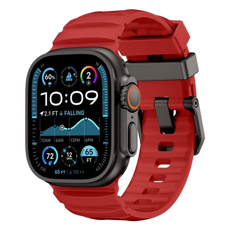 สายซิลิโคน Rock-Peak สำหรับ Apple Watch ขนาด 46 มม. / 49 มม. / 45 มม. / 44 มม.