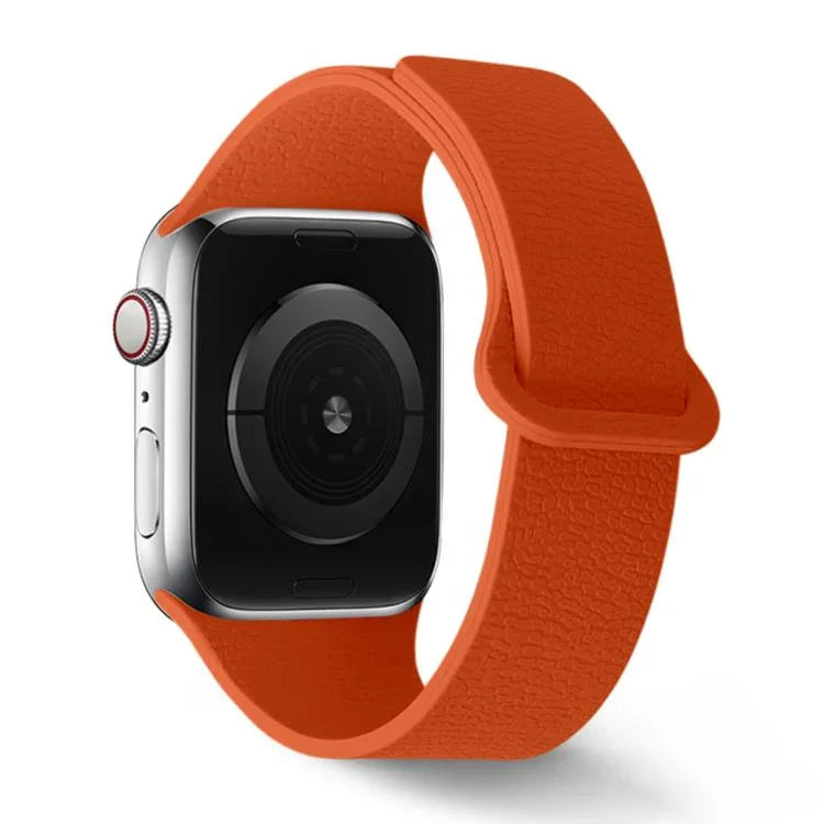 สายซิลิโคนแม่เหล็กลายลิ้นจี่ Wild Path Loop สำหรับ Apple Watch ขนาด 46 มม. / 49 มม. / 45 มม. / 44 มม., สำหรับ Apple Watch ขนาด 42 มม. / 41 มม. / 40 มม. / 38 มม.
