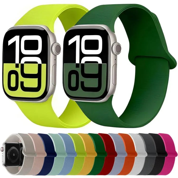 สายซิลิโคนแม่เหล็กลายลิ้นจี่ Wild Path Loop สำหรับ Apple Watch ขนาด 46 มม. / 49 มม. / 45 มม. / 44 มม., สำหรับ Apple Watch ขนาด 42 มม. / 41 มม. / 40 มม. / 38 มม.