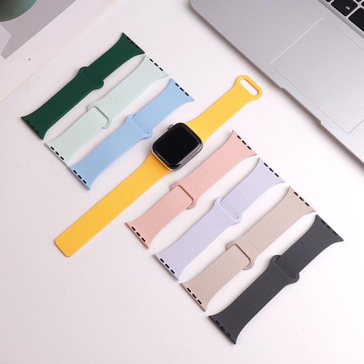 สายซิลิโคนแม่เหล็กลายลิ้นจี่ Wild Path Loop สำหรับ Apple Watch ขนาด 46 มม. / 49 มม. / 45 มม. / 44 มม., สำหรับ Apple Watch ขนาด 42 มม. / 41 มม. / 40 มม. / 38 มม.