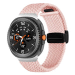 สายสายนาฬิกาถักพร้อมหัวเข็มขัดแม่เหล็กพับได้ สำหรับ Samsung Galaxy Watch8 / Watch8 Classic