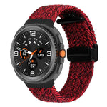 สายสายนาฬิกาถักพร้อมหัวเข็มขัดแม่เหล็กพับได้ สำหรับ Samsung Galaxy Watch8 / Watch8 Classic