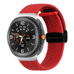 สายสายนาฬิกาถักพร้อมหัวเข็มขัดแม่เหล็กพับได้ สำหรับ Samsung Galaxy Watch8 / Watch8 Classic