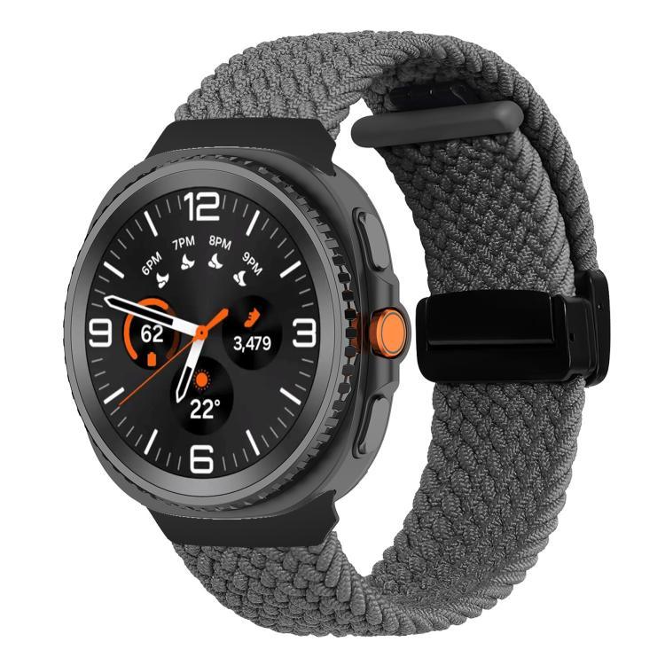 สายสายนาฬิกาถักพร้อมหัวเข็มขัดแม่เหล็กพับได้ สำหรับ Samsung Galaxy Watch8 / Watch8 Classic