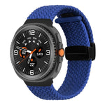 สายสายนาฬิกาถักพร้อมหัวเข็มขัดแม่เหล็กพับได้ สำหรับ Samsung Galaxy Watch8 / Watch8 Classic