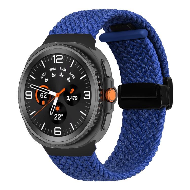 สายสายนาฬิกาถักพร้อมหัวเข็มขัดแม่เหล็กพับได้ สำหรับ Samsung Galaxy Watch8 / Watch8 Classic