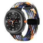 สายสายนาฬิกาถักพร้อมหัวเข็มขัดแม่เหล็กพับได้ สำหรับ Samsung Galaxy Watch8 / Watch8 Classic