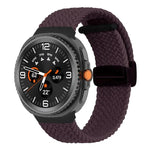 สายสายนาฬิกาถักพร้อมหัวเข็มขัดแม่เหล็กพับได้ สำหรับ Samsung Galaxy Watch8 / Watch8 Classic