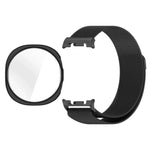สายรัดนาฬิกาโลหะแม่เหล็กมิลานีสพร้อมปลอก TPU ปกป้องเต็มรูปแบบ สำหรับ Samsung Galaxy Watch8 44mm, สำหรับ Samsung Galaxy Watch8 40mm