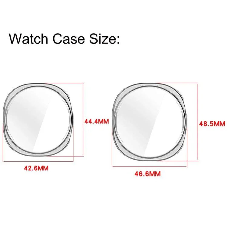 สายรัดนาฬิกาโลหะแม่เหล็กมิลานีสพร้อมปลอก TPU ปกป้องเต็มรูปแบบ สำหรับ Samsung Galaxy Watch8 44mm, สำหรับ Samsung Galaxy Watch8 40mm