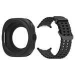 สายซิลิโคนสำหรับนาฬิกา Marine Dual Buckle สำหรับ Samsung Galaxy Watch 47mm / Ultra 2025