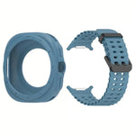 สายซิลิโคนสำหรับนาฬิกา Marine Dual Buckle สำหรับ Samsung Galaxy Watch 47mm / Ultra 2025