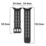 สายซิลิโคนสำหรับนาฬิกา Marine Dual Buckle สำหรับ Samsung Galaxy Watch 47mm / Ultra 2025