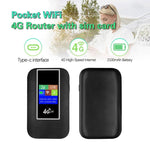 MF860 สำหรับเดินทาง ฮอตสปอตพกพาไร้สาย หน้าจอสี เราเตอร์ WiFi 4G LTE แบบพกพา