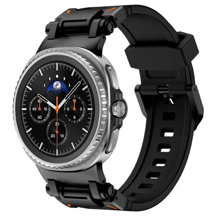 สายซิลิโคนสำหรับนาฬิกา Explorer Metal Connector สำหรับ Samsung Galaxy Watch8 / Watch8 Classic