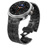 สายสแตนเลสสตีลพร้อมหัวเข็มขัดแบบผีเสื้อ สำหรับ Samsung Galaxy Watch8 / Watch8 Classic