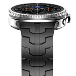 สายสแตนเลสสตีลพร้อมหัวเข็มขัดแบบผีเสื้อ สำหรับ Samsung Galaxy Watch8 / Watch8 Classic