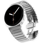 สายสแตนเลสสตีลแบบเม็ดเดียวพร้อมหัวเข็มขัดผีเสื้อ สำหรับ Samsung Galaxy Watch8 / Watch8 Classic