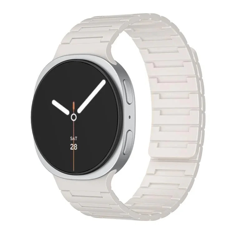 สายซิลิโคนแม่เหล็กนุ่ม สำหรับ Samsung Galaxy Watch8 / Watch8 Classic