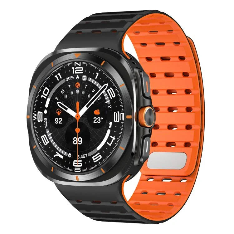 สายซิลิโคนแม่เหล็กระบายอากาศได้ สำหรับ Samsung Galaxy Watch Ultra 47mm / Ultra 2025