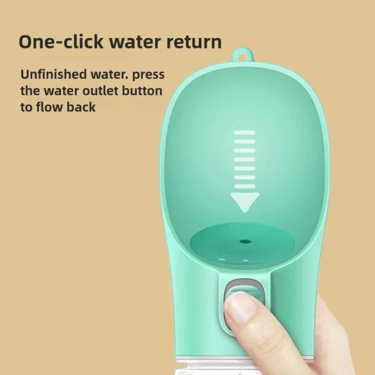 เครื่องจ่ายน้ำพกพาสำหรับสัตว์เลี้ยงกลางแจ้ง, 300ML, 550ML