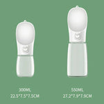 เครื่องจ่ายน้ำพกพาสำหรับสัตว์เลี้ยงกลางแจ้ง, 300ML, 550ML