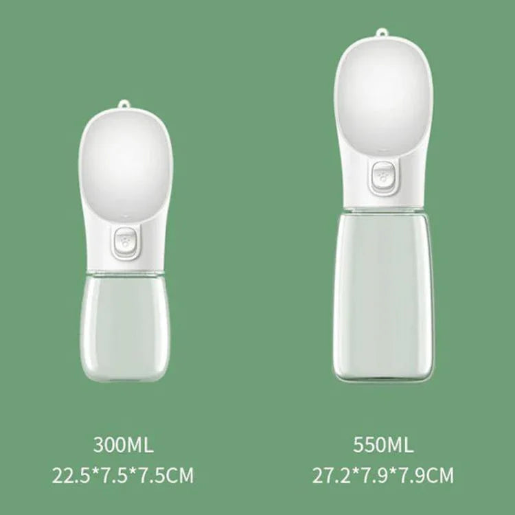เครื่องจ่ายน้ำพกพาสำหรับสัตว์เลี้ยงกลางแจ้ง, 300ML, 550ML