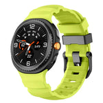 สายซิลิโคนกีฬาแบบหัวเข็มขัดสีดำ สำหรับ Samsung Galaxy Watch8 / Watch8 Classic