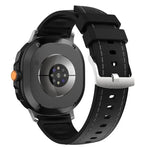 สายหนังผสมซิลิโคน สำหรับ Samsung Galaxy Watch8 / Watch8 Classic