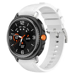 สายหนังผสมซิลิโคน สำหรับ Samsung Galaxy Watch8 / Watch8 Classic