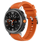 สายหนังผสมซิลิโคน สำหรับ Samsung Galaxy Watch8 / Watch8 Classic