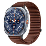 สายไนลอนถักพร้อมตีนตุ๊กแกและอินเทอร์เฟซโลหะ สำหรับ Samsung Galaxy Watch Ultra 47mm / Ultra 2025