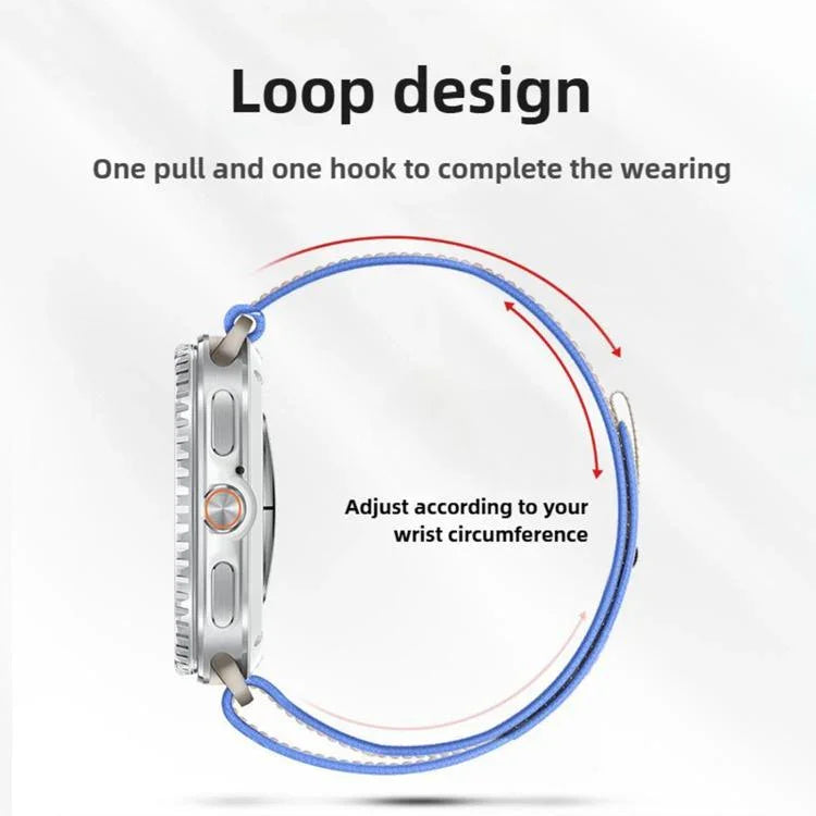 สายไนลอนแบบห่วงปิดด้วยตีนตุ๊กแก Wild Path สำหรับ Samsung Galaxy Watch8 / Watch8 Classic