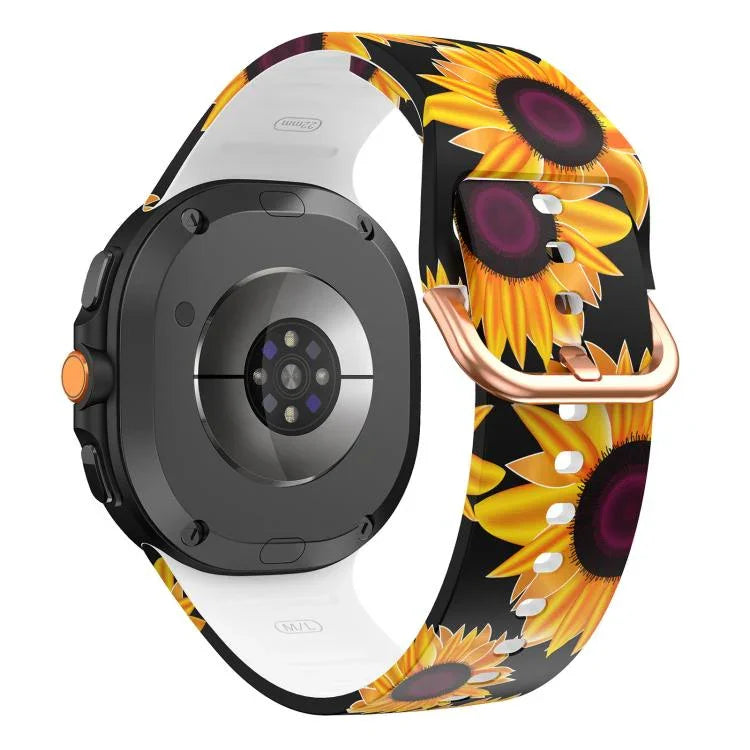 สายซิลิโคนพิมพ์ลาย สำหรับ Samsung Galaxy Watch8 / Watch8 Classic