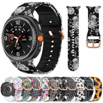 สายซิลิโคนพิมพ์ลาย สำหรับ Samsung Galaxy Watch8 / Watch8 Classic