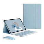 เคสแท็บเล็ตพร้อมคีย์บอร์ดบลูทูธแม่เหล็กถอดได้พร้อมเมาส์ สำหรับ iPad 2025, สำหรับ iPad 2022