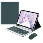 เคสแท็บเล็ตพร้อมคีย์บอร์ดบลูทูธแม่เหล็กถอดได้พร้อมเมาส์ สำหรับ iPad 2025, สำหรับ iPad 2022