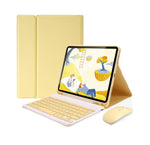 เคสแท็บเล็ตพร้อมคีย์บอร์ดบลูทูธแม่เหล็กถอดได้พร้อมเมาส์ สำหรับ iPad 2025, สำหรับ iPad 2022