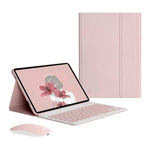 เคสแท็บเล็ตพร้อมคีย์บอร์ดบลูทูธแม่เหล็กถอดได้พร้อมเมาส์ สำหรับ iPad 2025, สำหรับ iPad 2022